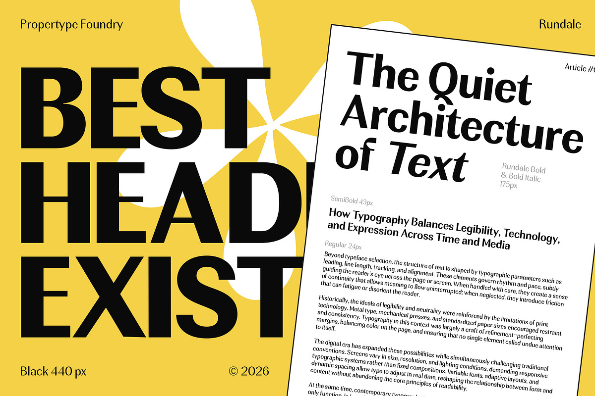 Rundale, a Sans Serif Font by Propertype (Photo 2 of 15)