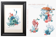 UNDERWATER watercolor collection, an Illustration by Eisfrei (Thumbnail 6 of 7)