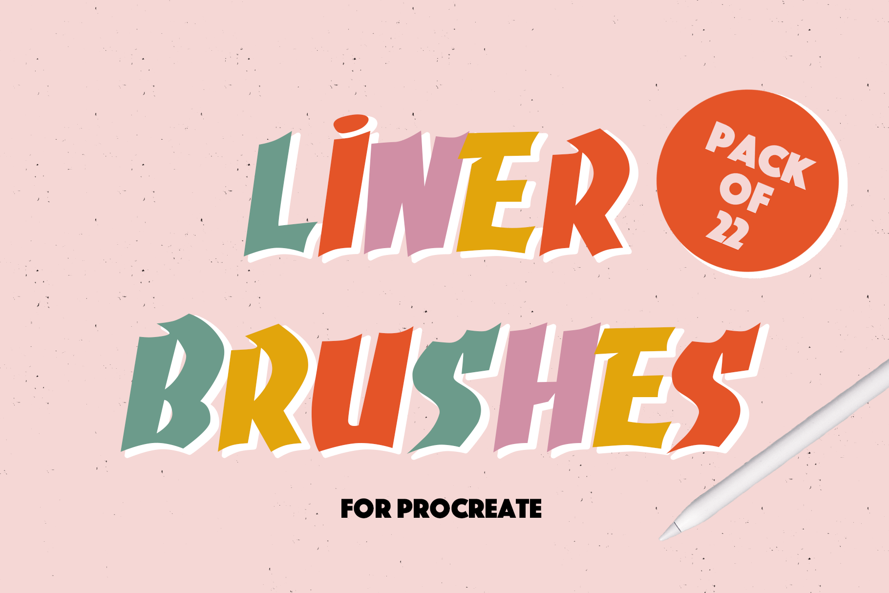 LINER BRUSHES FOR PROCREATE, a Brush AddOn by seamlessteam