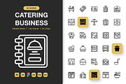 Catering Business Icons, an Icon by Spacepixel Creative (Thumbnail 1 of 3)
