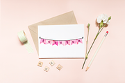 Watercolor Bunting Clipart, a Seasonal Illustration by DigitalArtsi (Thumbnail 4 of 4)