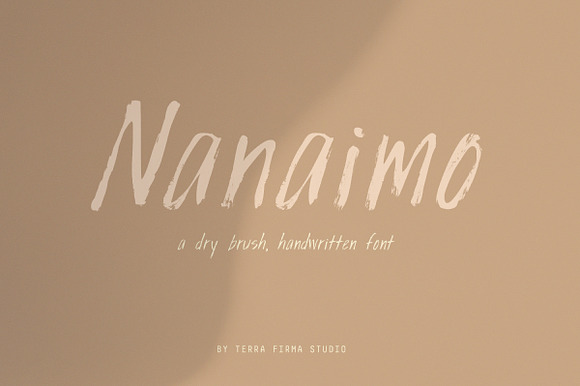 Nanaimo - Textured Handwritten Font preview 8