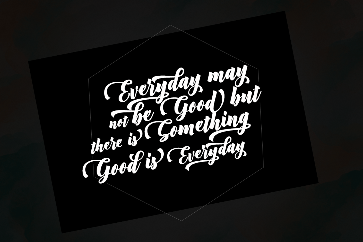 Amster//Calligraphy Font preview 6