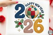 Happy New Year 2026 PNG, New Year, an Illustration by Designking (Thumbnail 1 of 6)