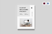 Client Welcome Packet | MS Word Indd, a Stationery Template by Leaflove (Thumbnail 1 of 10)