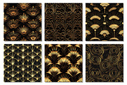 Art Deco Black & Gold Digital Paper, a Texture Graphic by Dream Creation (Thumbnail 4 of 6)