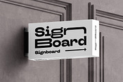 Signboard Horizontal Mock-up, an Advertising Mockup by Yogurt86 (Thumbnail 3 of 13)