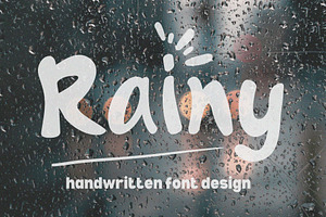 Rainy Handwritten Font