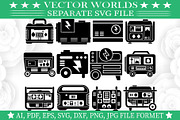 Generator SVG, Generators SVG, an Object Graphic by VectorWorlds (Thumbnail 3 of 3)