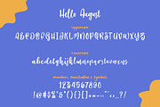 Hello August a Handwritten, a Script Font by Good Java Studio (Thumbnail 4 of 9)