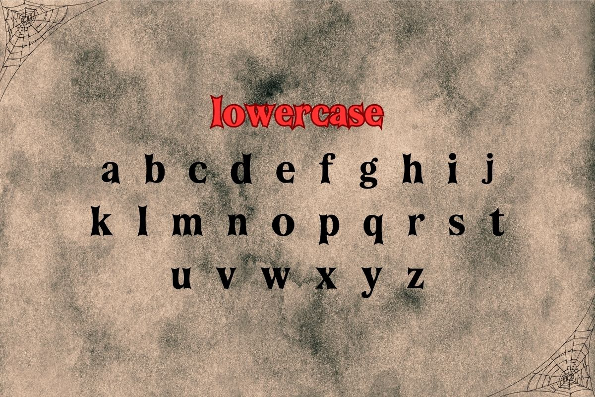 18 Spooky Horror Font Bundle, a Script Font by AN Productions (Photo 28 of 48)