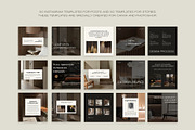Interior Design Instagram Templates, a Social Media Template by Instprofi | Studio Estimo (Thumbnail 7 of 8)