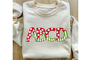 Christmas Alphabet Sublimation, an Illustration by OK Design (Thumbnail 6 of 7)