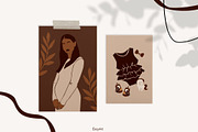 PREGNANT female. Modern art., a Decorative Illustration by EasyArt (Thumbnail 8 of 14)