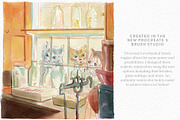 Watercolor Kit – Procreate Brushes, a Brush Add-On by Sadie Lew (Thumbnail 12 of 14)