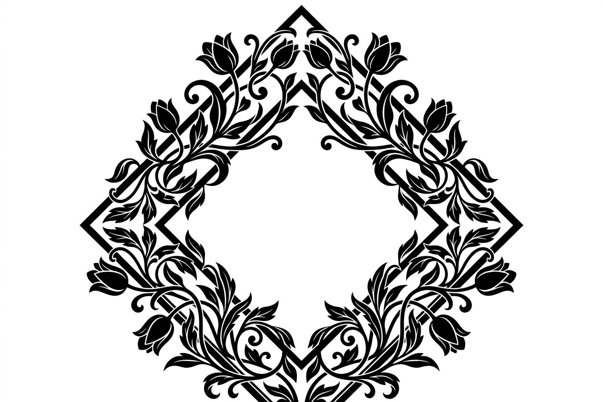 60 Romantic Diamond Wall Floral, a Decorative Illustration by Amazin_art (Photo 3 of 45)