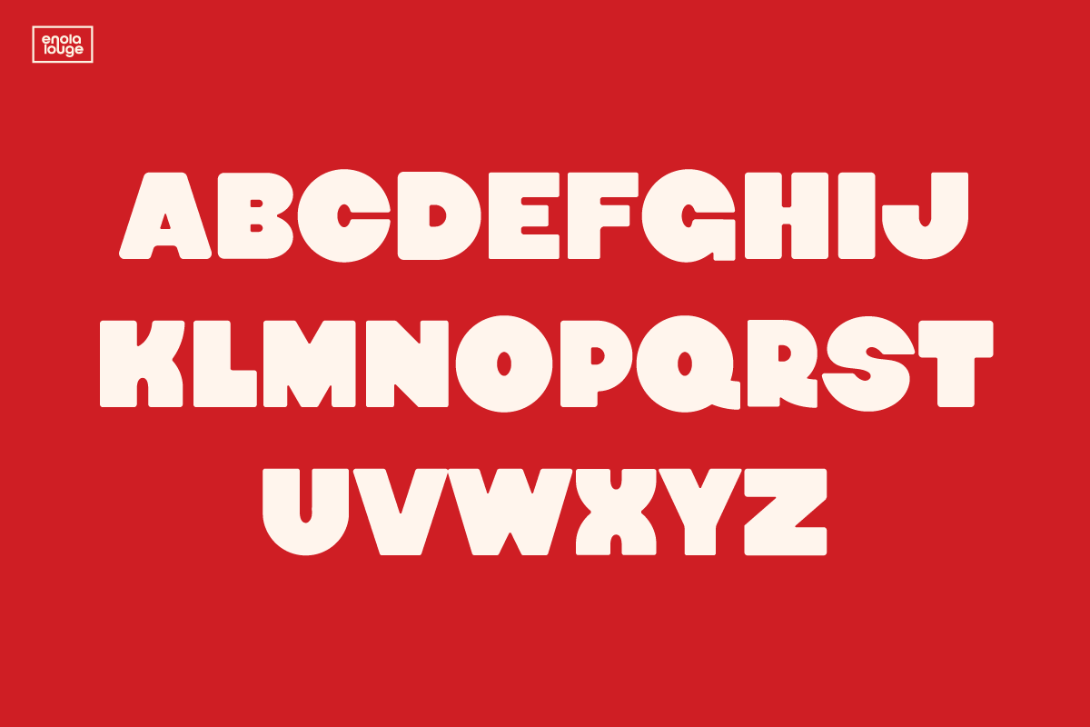 Pancake - sans-serif chunky font, a Font by Enola Louge (Photo 2 of 15)