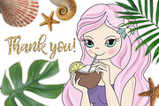 MERMAID VACATION, a Decorative Illustration by FARAWAYKINGDOM (Thumbnail 11 of 11)