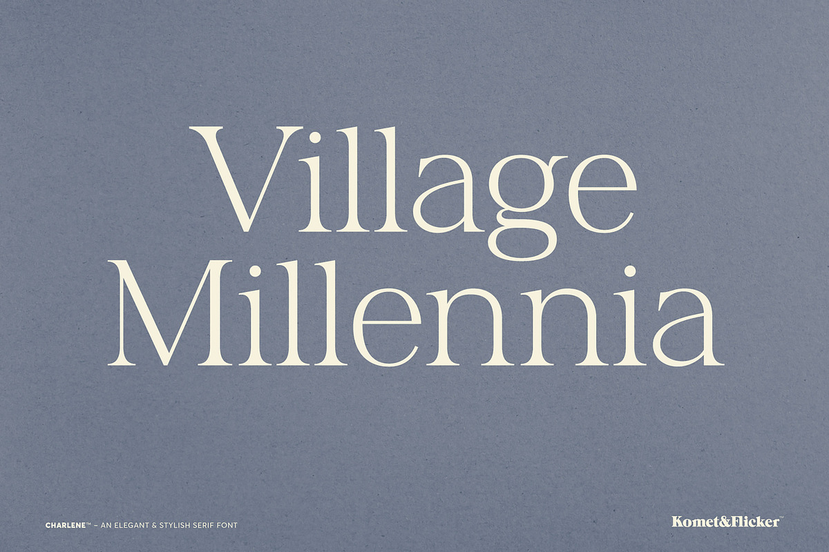 Charlene - An Elegant & Stylish Font, a Serif Font by Komet & Flicker (Photo 10 of 16)