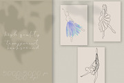 Watercolor and vector Ballerinas, a Decorative Illustration by AnastasiyaOleynik (Thumbnail 7 of 8)