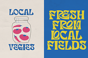 Chonka Muchas | Hand Drawn Groovy, a Handwritten Font by gracetype_studio (Thumbnail 5 of 12)