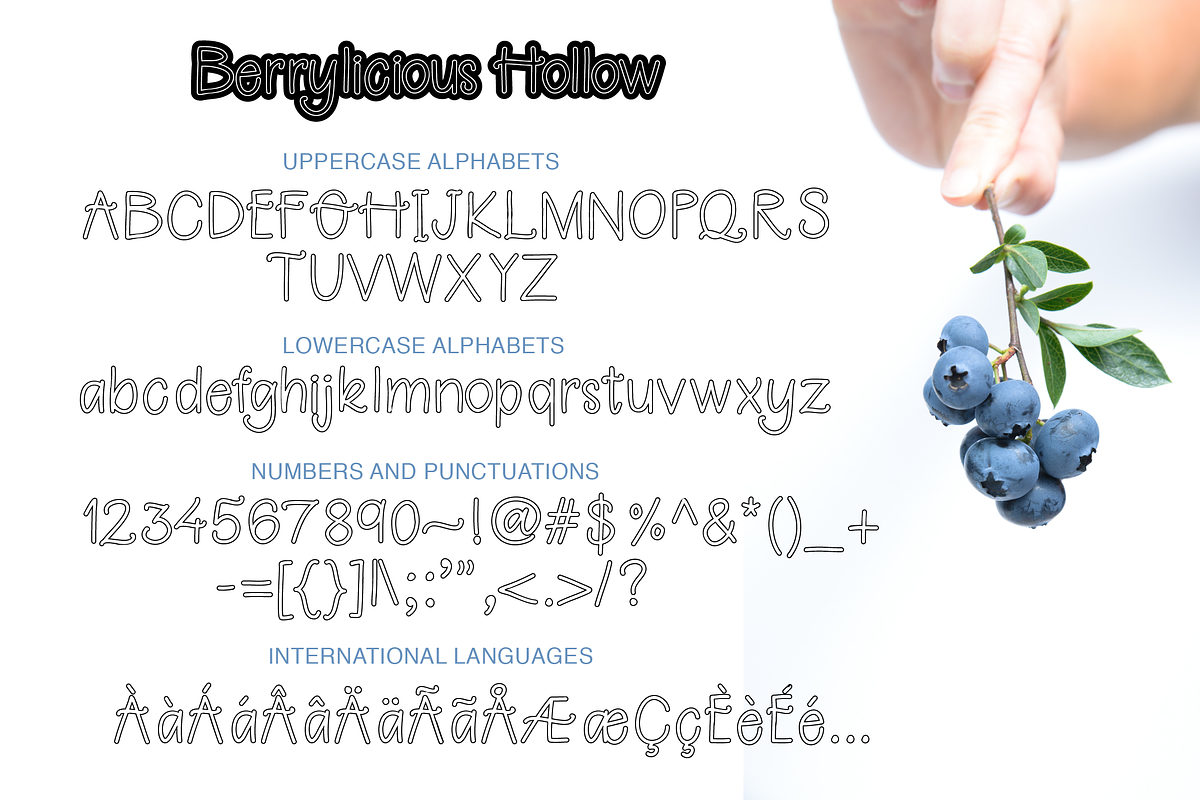 Berrylicious, a Sans Serif Font by theinkaffair (Photo 9 of 9)