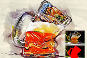 Fashion Sketch Photoshop Action, an Action Add-On by GorynArt (Thumbnail 14 of 24)