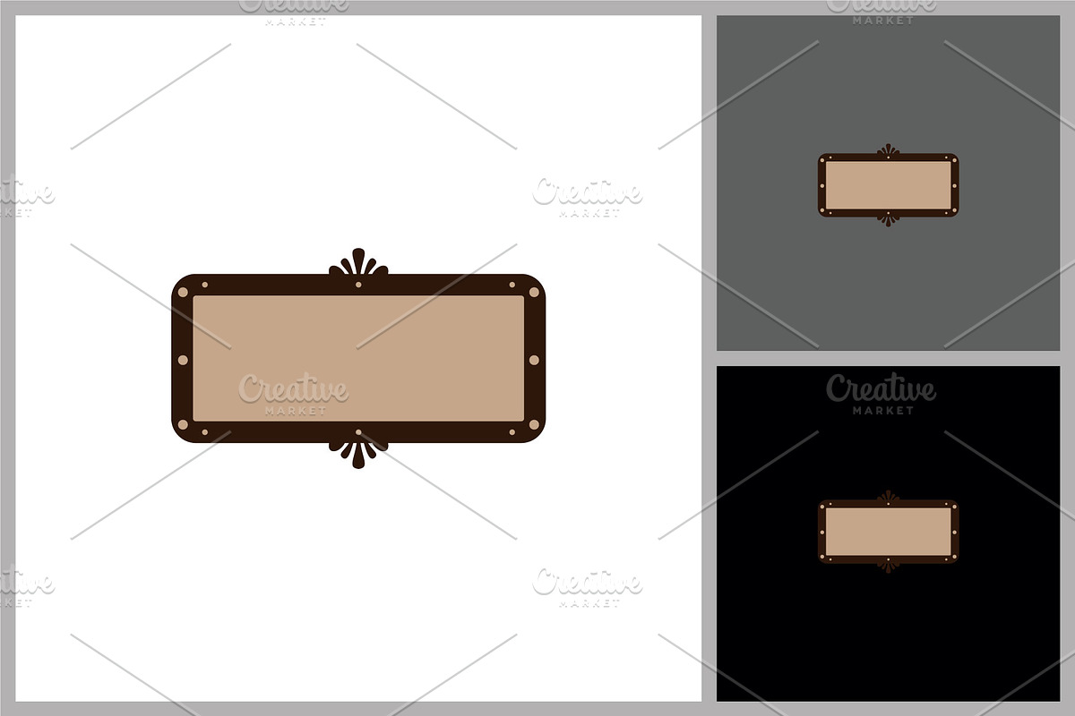 Vintage Western Signboard Banner, a Branding & Logo Template by quadrazo (Photo 1 of 2)