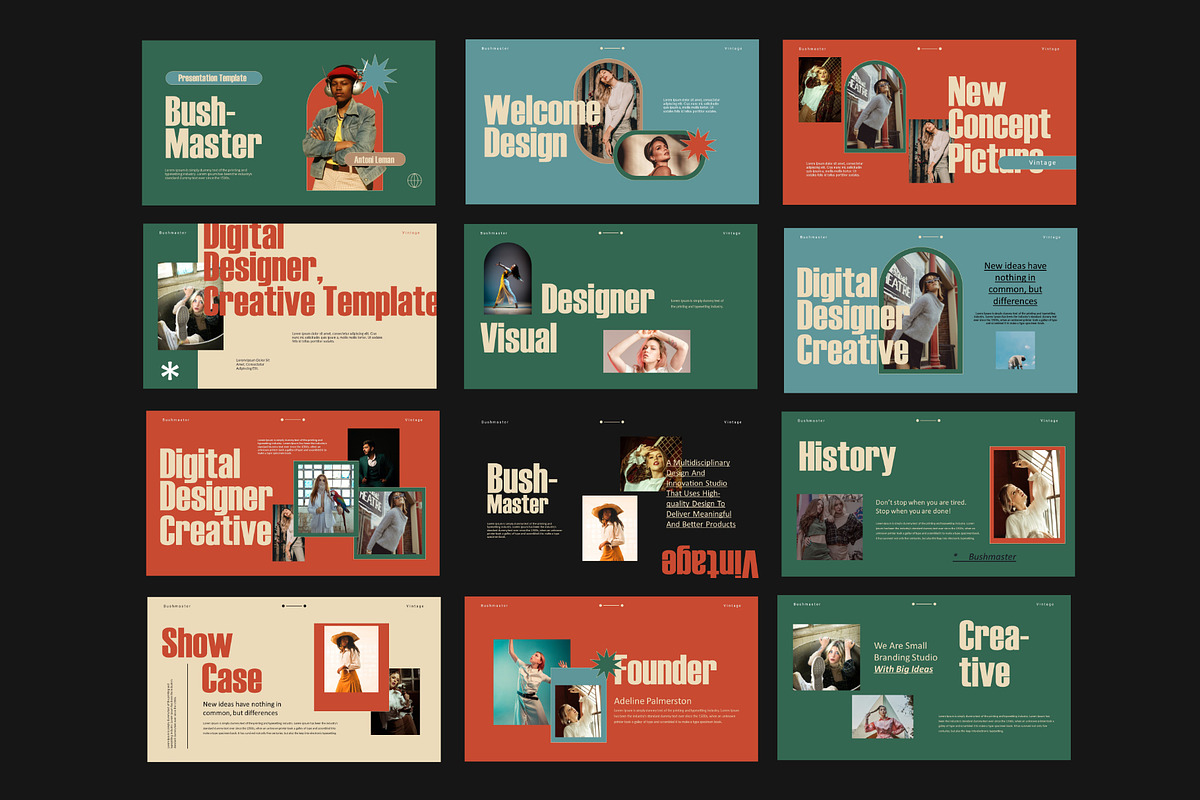 Bushmaster Vintage Google Slide, a Presentation Template by Spesifikstd (Photo 9 of 12)
