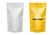 Matte Stand-Up Pouch Mockup Pack, a Cups & Container Mockup by Mockupfit (Thumbnail 2 of 6)