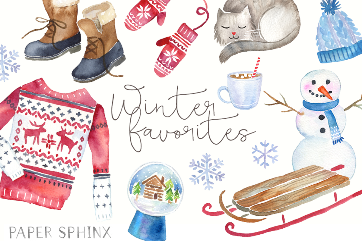 Winter Fashion Graphic Pack, an Illustration by PaperSphinx