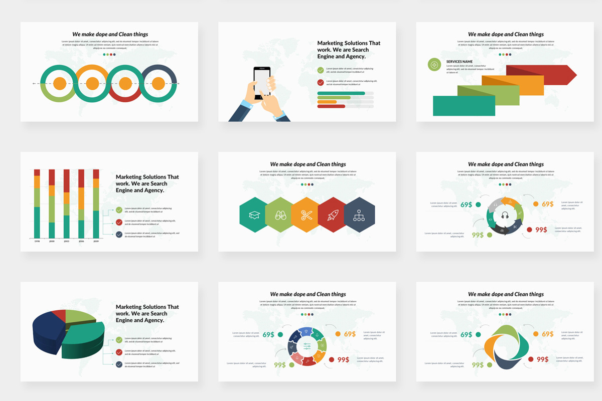 Dizital Infographic Pack Keynote, a Presentation Template by One Percent Studio (Photo 10 of 20)