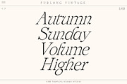 Furlong Vintage Serif Font, a Serif Font by Tropical Type (Thumbnail 10 of 11)