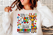 Its Ok to Be Different Autism Awaren, an Illustration by CreationArt (Thumbnail 5 of 5)