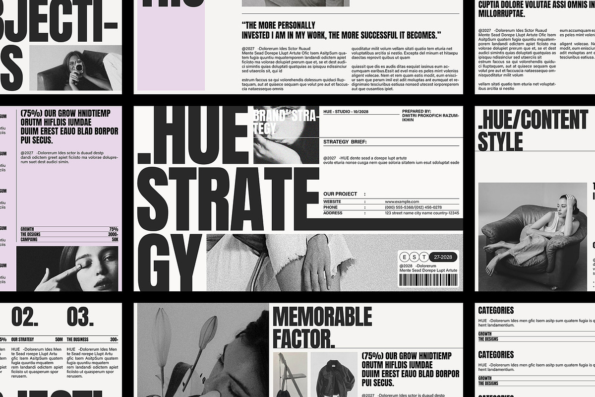 HUE | Strategy Presentation Canva, a Presentation Template by SlideStock (Photo 7 of 10)