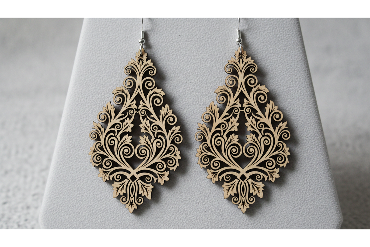 Flower Cut Earrings Pack, a Graphic by musafir_fashion (Photo 9 of 11)