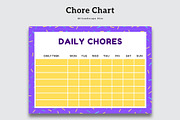 Colorful Daily Chores List, a Stationery Template by Amit Debnath (Thumbnail 1 of 2)
