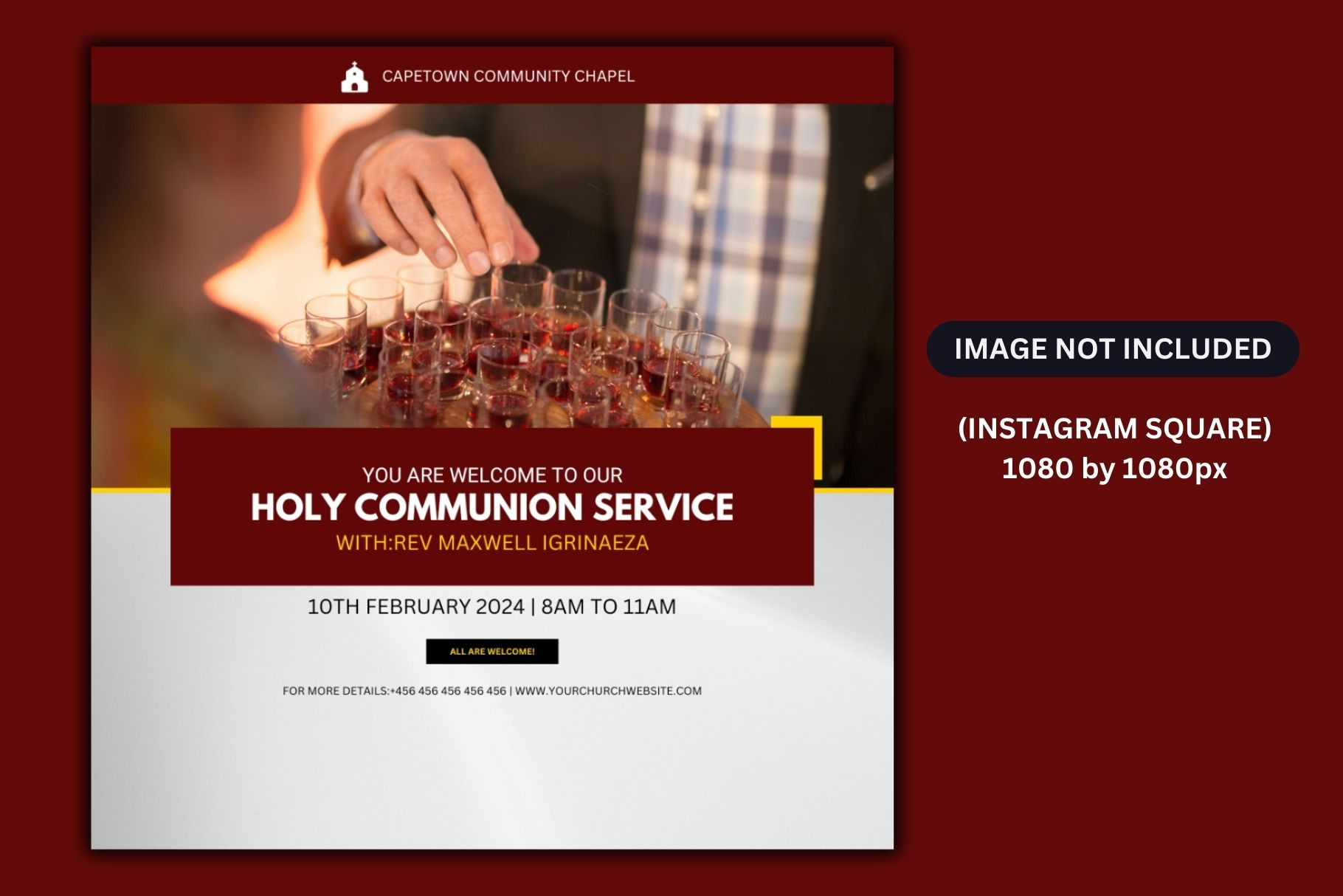 Holy Communion Service Template