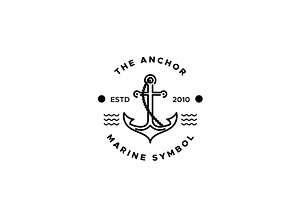 Vintage Nautical Anchor Logo Design, a Branding & Logo Template by AlvinStd