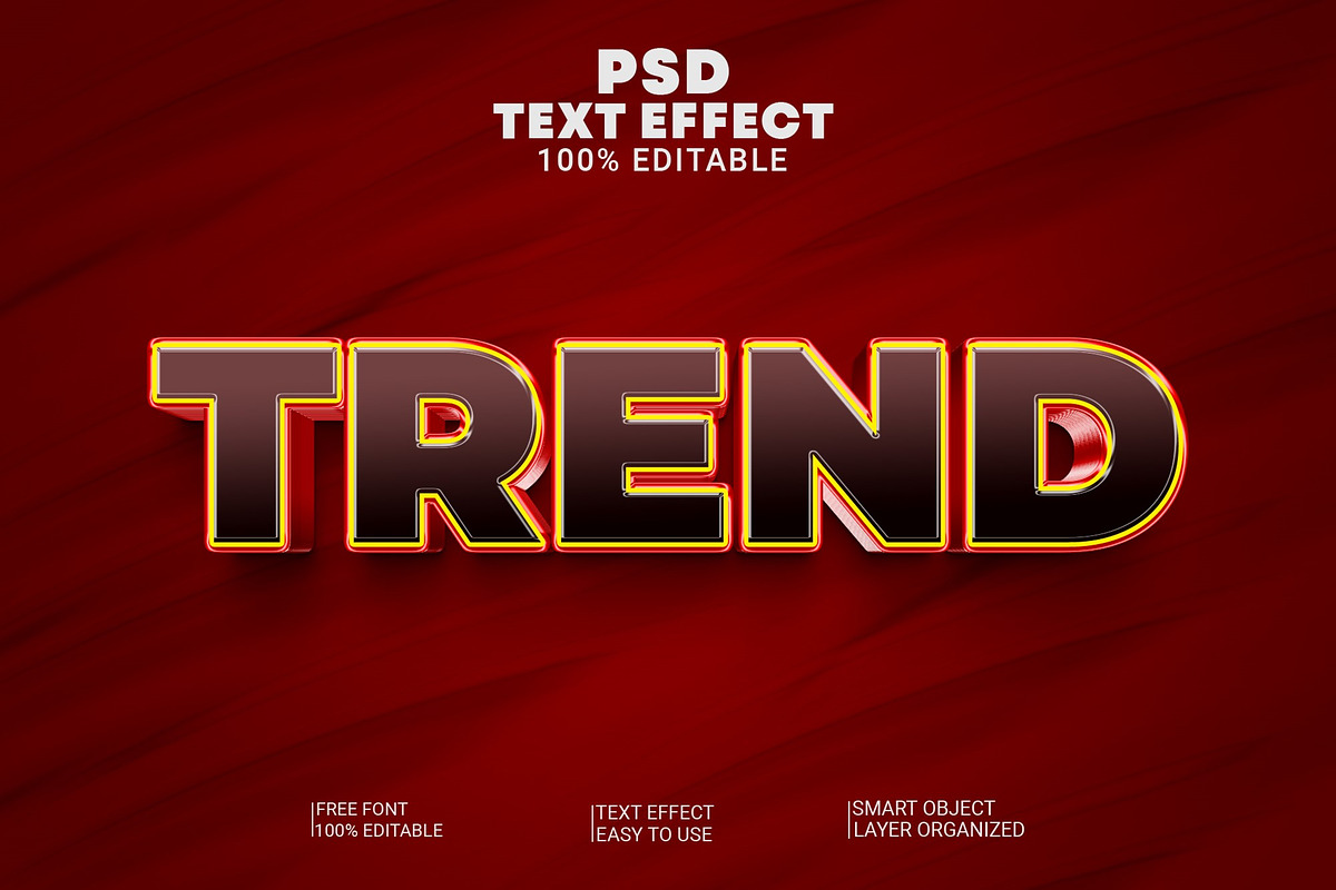 3d Trend Text Style Effect, a Layer Style Add-On by Md Imamul