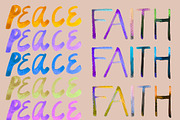 Watercolor Words Clip Art Words, a Decorative Illustration by Eryn Rose Design (Thumbnail 7 of 13)