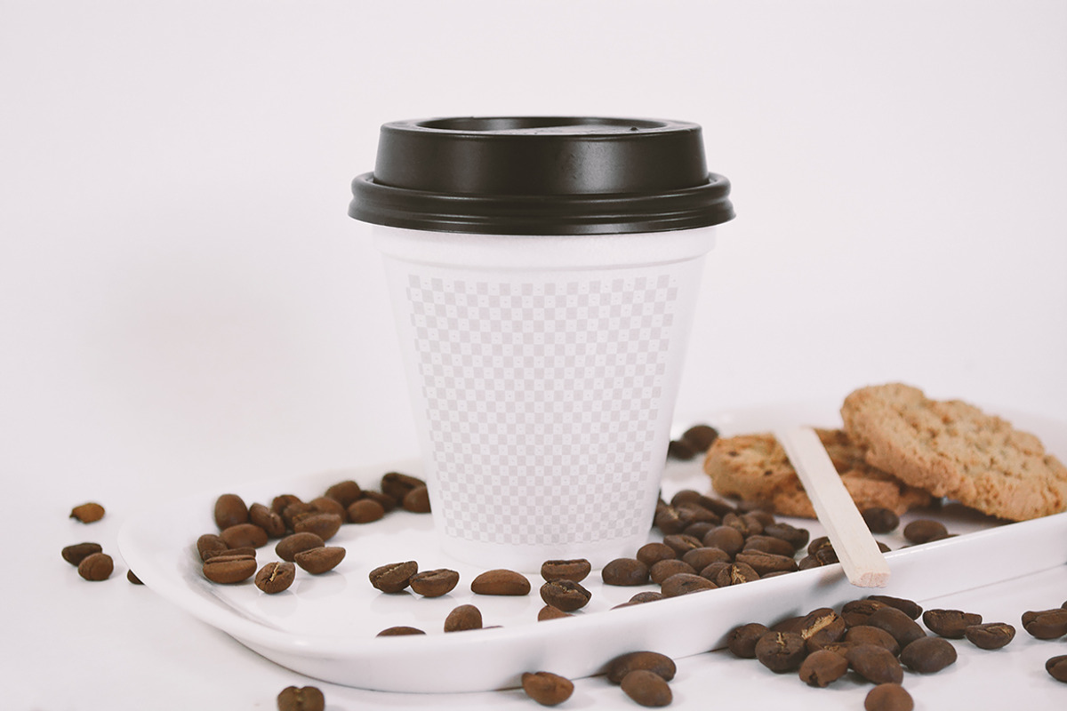 Sealed Coffee Cup Mockup, a Cups & Container Mockup by eamejia (Photo 2 of 2)