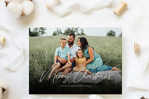 Christmas Card Template CD406