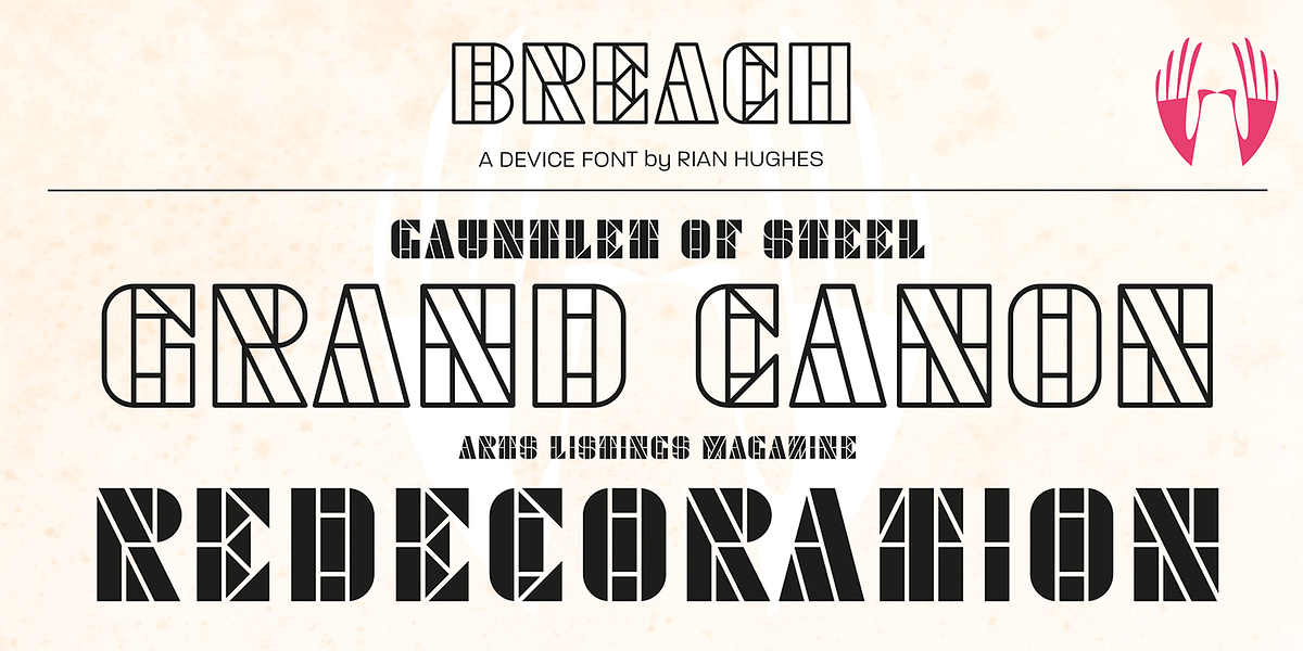 Breach, a Sans Serif Font by Device (Photo 3 of 6)