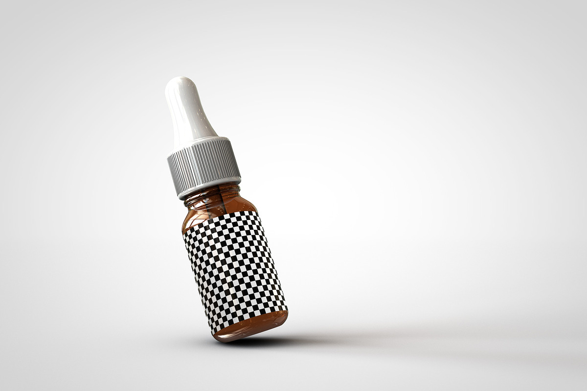 Dropper Bottle & Box Mock-Up | 10ml, a Household Mockup by TSOBG (Photo 8 of 20)