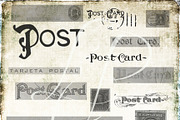 Vintage Office & Postcard Brush Set, a Brush Add-On by Le Paper Cafe (Thumbnail 4 of 5)