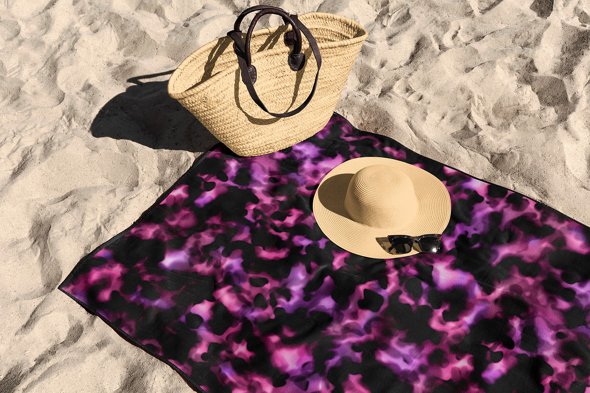 Pink/Purple Tortoiseshell Pattern, a Pattern Graphic by Leysa Flores