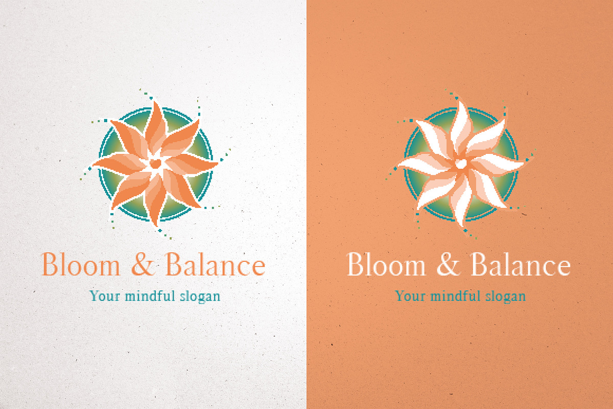 Mindful Floral Zen Logo - Canva & AI preview 6