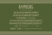 Hamburg - A Vintage Style Font, a Sans Serif Font by Komet & Flicker (Thumbnail 13 of 13)