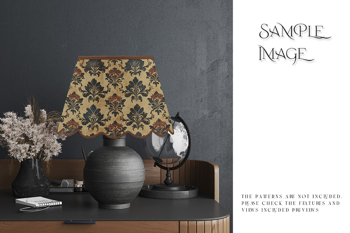 Scalloped Lampshade Mockups, a Product Mockup by mock-ups (Photo 6 of 17)